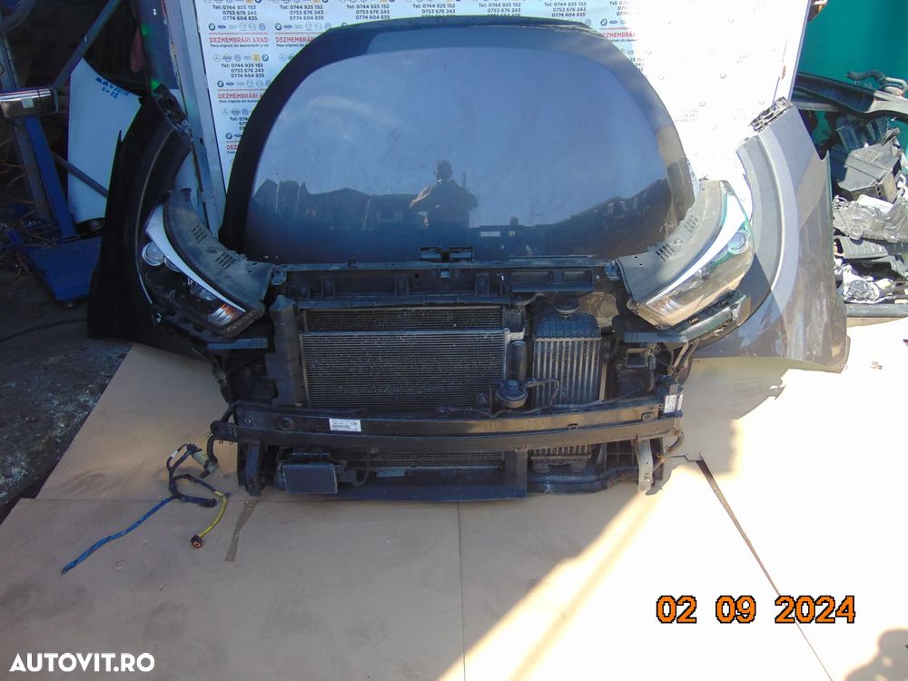 Fata completa Hyundai Tucson 2014-2015 bara fata trager aripi faruri capota radiatoare armatura ven - 8