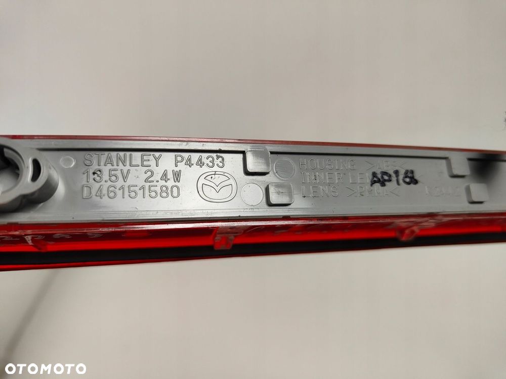 MAZDA 5 V II 2012 TRZECIE ŚWIATŁO STOP ŁADNE ORG. D46151580 - 3