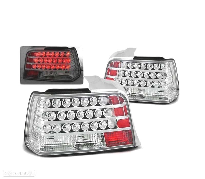 FAROLINS BMW E36 90-99 SEDAN LED CROMADOS - 1