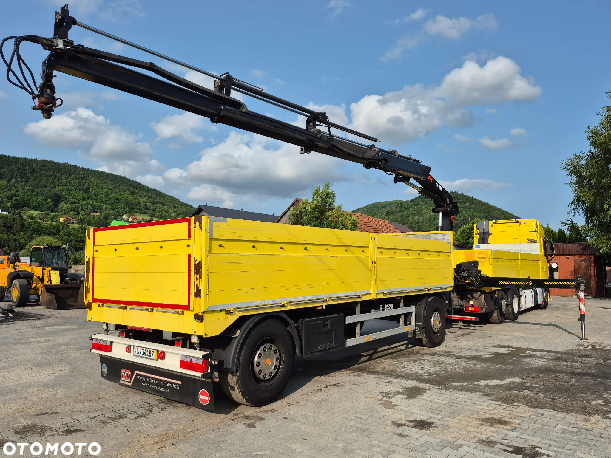 Volvo ZESTAW VOLVO 460 +HIAB 211EP-3 HIDUO +ROTATOR +PRZYCZEPA - 16
