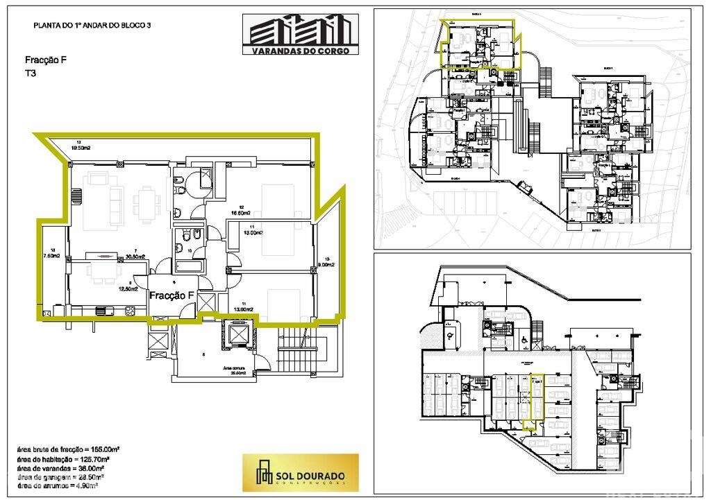 Apartamento T3 em Vila Real de 165,00 m2 - Grande imagem: 2/30