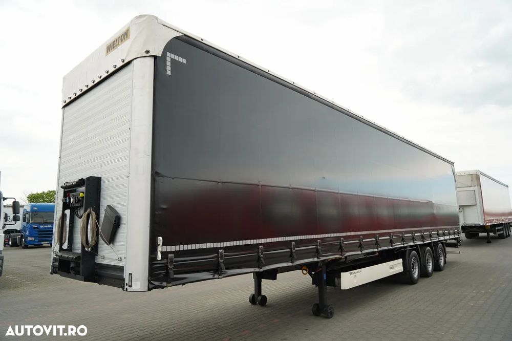 Wielton CORTINĂ WIELTON / MEGA / SISTEM BDE - STALPINI CULISANTI / AXE SAF / ACOPERIȘ ARMAT - 4