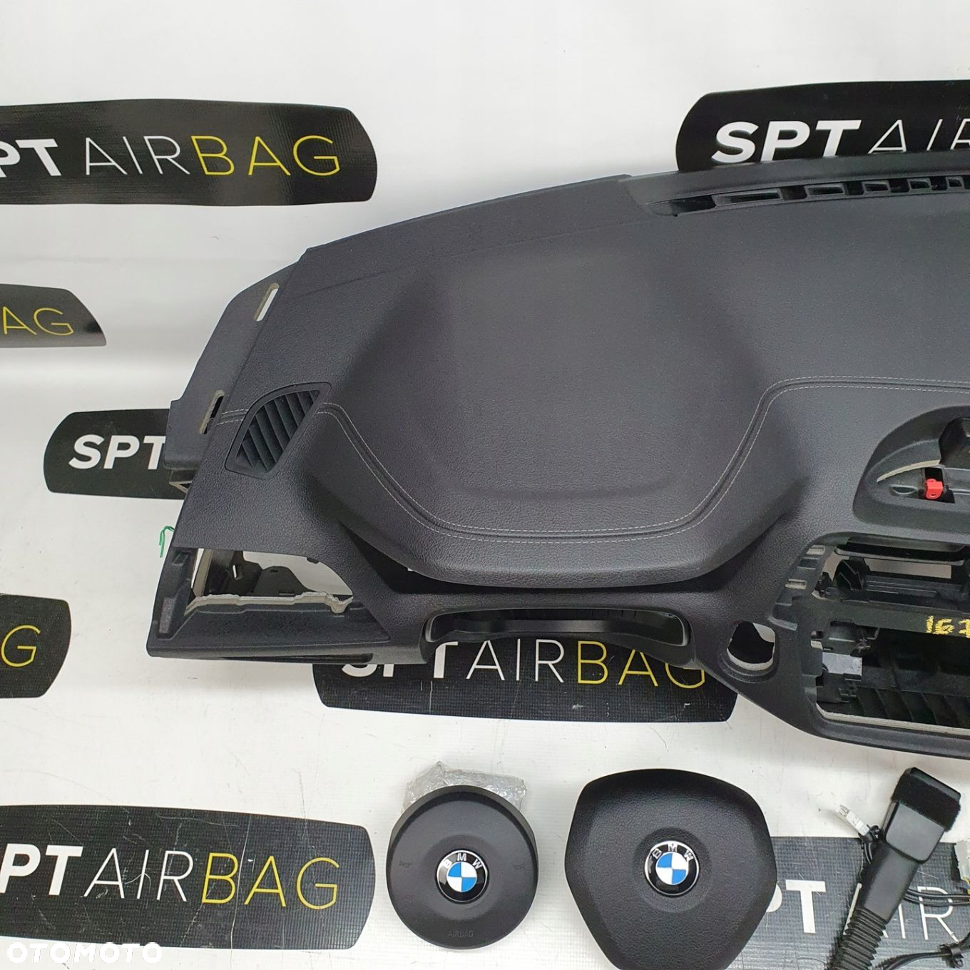 BMW SERIA 1 F20 DESKA ROZDZIELCZA KONSOLA KOKPIT PULPIT PODUSZKI AIRBAG AIR BAG NAPINACZE KIT SET - 2