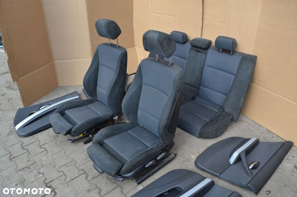 BMW E90 FOTELE KANAPA OPARCIE BOCZKI ALCANTARA SPORTSIZE MPAKIET KOMPLET - 10