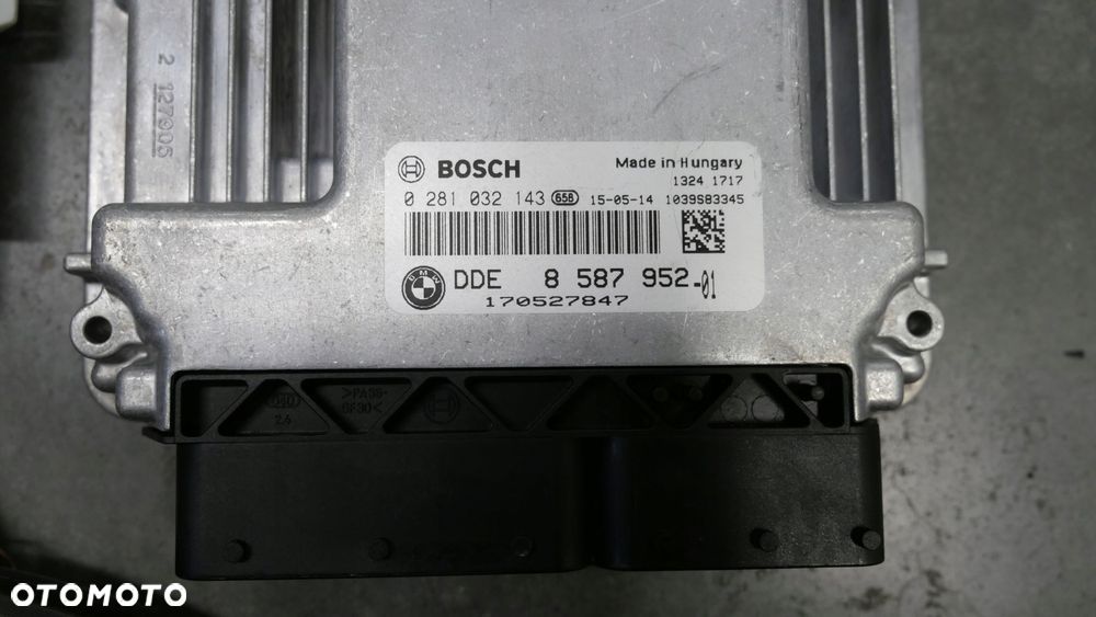 bmw f10 f11 komputer sterownik silnika dde ecu cas b47 8587952 9367376 - 2