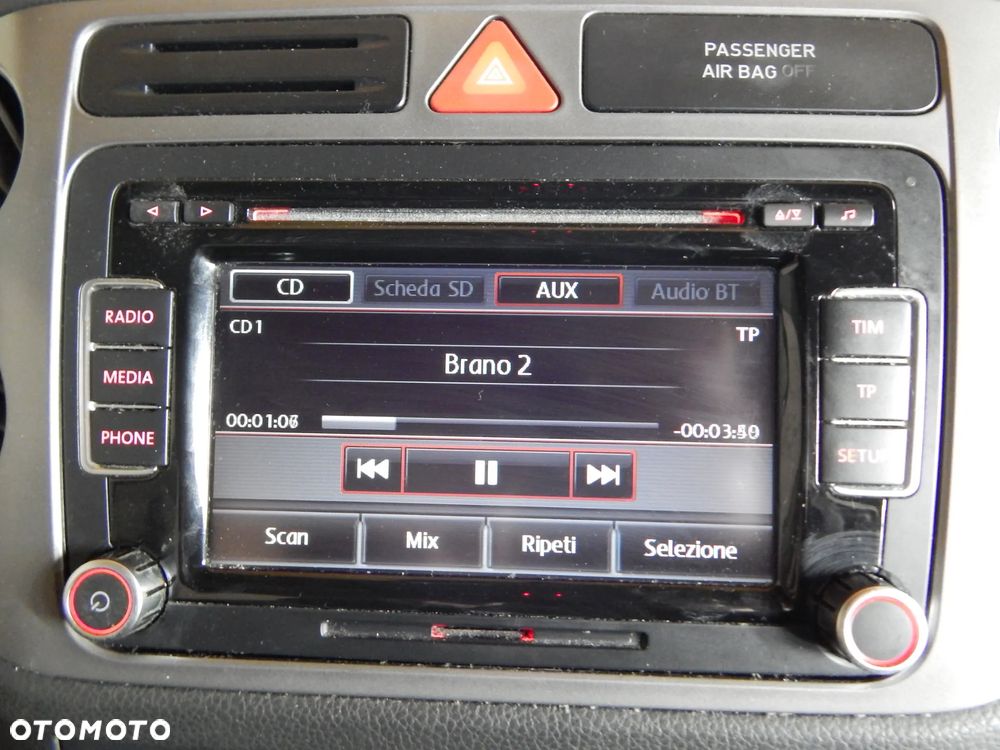 Radio fabryczne VW Tiguan 5N golf touran passat Seat Skoda 07-16 Łuków części - 4