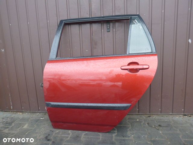 DRZWI LEWY TYŁ LEWE TYLNE KOMPLETNE TOYOTA COROLLA E12 KOMBI KOLOR 3N8 - 5