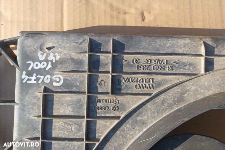 Electroventilator racire motor / AC 1J0121207D 1.4 B Volkswagen VW Go - 4