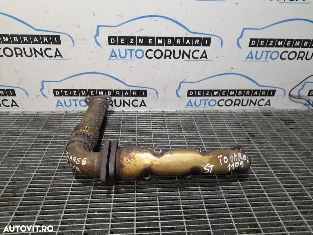 Galerie evacuare Volkswagen Touareg 7P 3.0 TDI 2010 - 2014 204CP CASD (1109) STANGA 059253 - 1