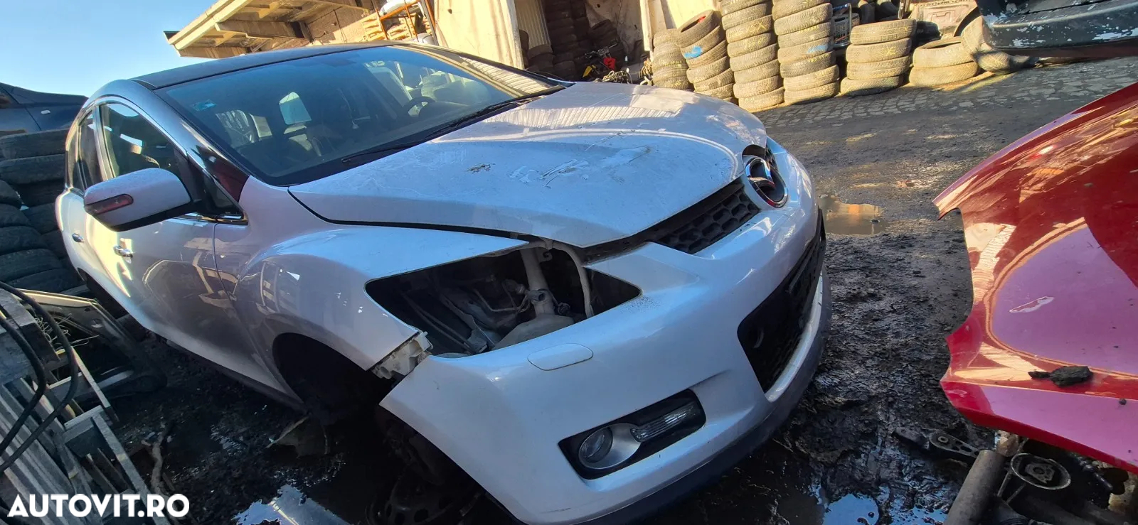 Bara spoiler fata cu proiectoare Mazda CX-7 2008 - 2