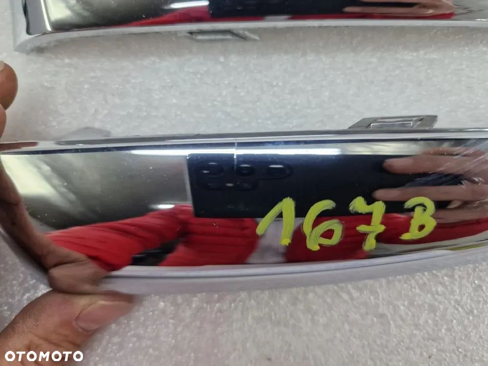 FIAT 500 LIFT 15- PRAWA LISTWA / CHROM DOLNY ZDERZAKA PRZEDNIEGO PRZÓD , NR 735619525 , NR AUKCJI C/167 - 5