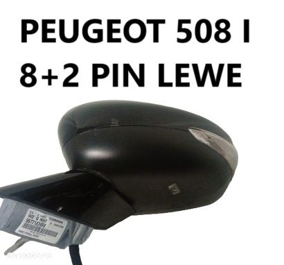 PEUGEOT 508 I 8 + 2 PIN LEWE ORYGINAŁ EUROPA