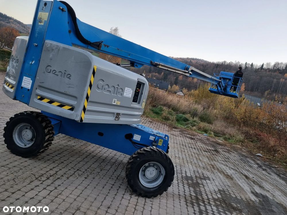 Genie S-45 Zwyżka Podnośnik Teleskopowy terenowy 4x4 wysokość 16 m Silnik DEUTZ jak Nowa IMPORT NORWEGIA 2009r Spalinowo- elektryczna Zadbana. Zero luzów wycieków! Okazja! 2 x Sterowanie maszyną góra i dół - 22