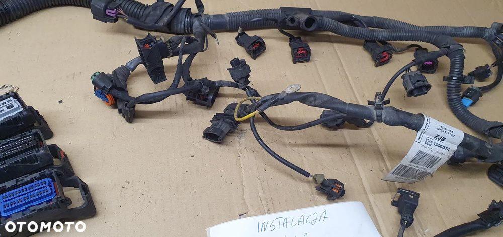 Instalacja wiązka silnika wtyczki wtyczka przewód kabel Opel Zafira C 1.4 Turbo - 6