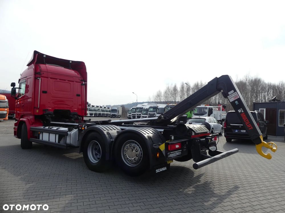 Scania R 490 / 6x2 / HAKOWIEC / HIAB MULTILIFT / RETARDER / EURO 6 / - 3