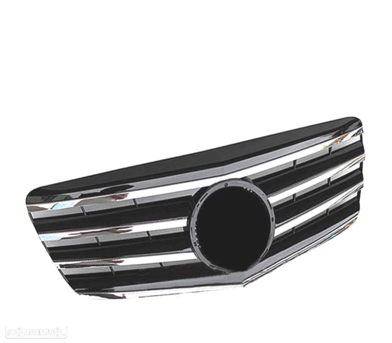 PARRILLA MERCEDES CLASSE E W211 06-09 CROMADO PRETO - 2
