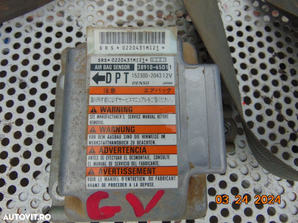 Modul airbag Suzuki Grand vitara 1998-2005 ecu calculator airbag-uri - 1