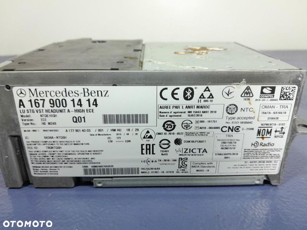 MERCEDES GLE W167 NAWIGACJA NAVI GPS A1679001414 256930 - 5
