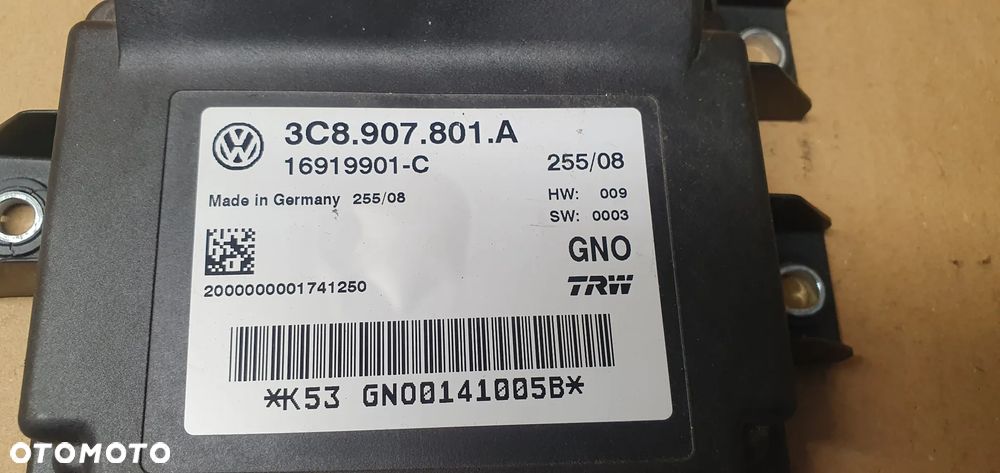 Moduł sterownik hamulca ręcznego VW Passat B6 3C8907801A - 5