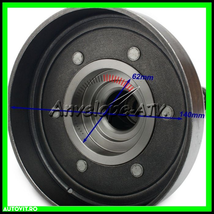 Ambreiaj ATV CFMoto 500 600 CF188 X5 X6 Oala Ambreiaj CF + Saboti CF MOTO - 3