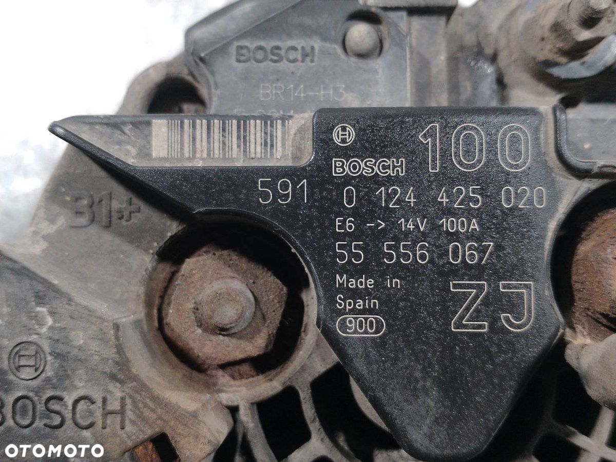 ALTERNATOR OPEL ASTRA H 55556067   0124425020 1.6 B - 2