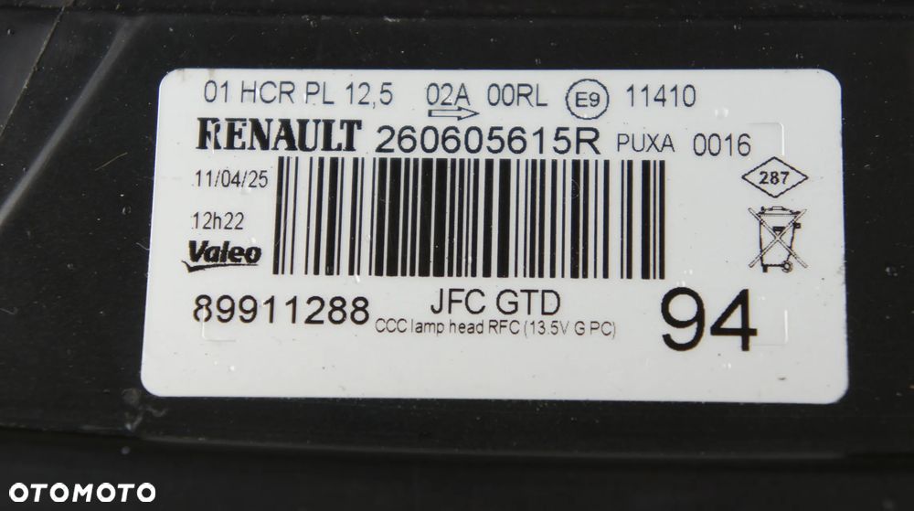 PRZEDNIA LEWA LAMPA RENAULT ESPACE V FULL LED - 10