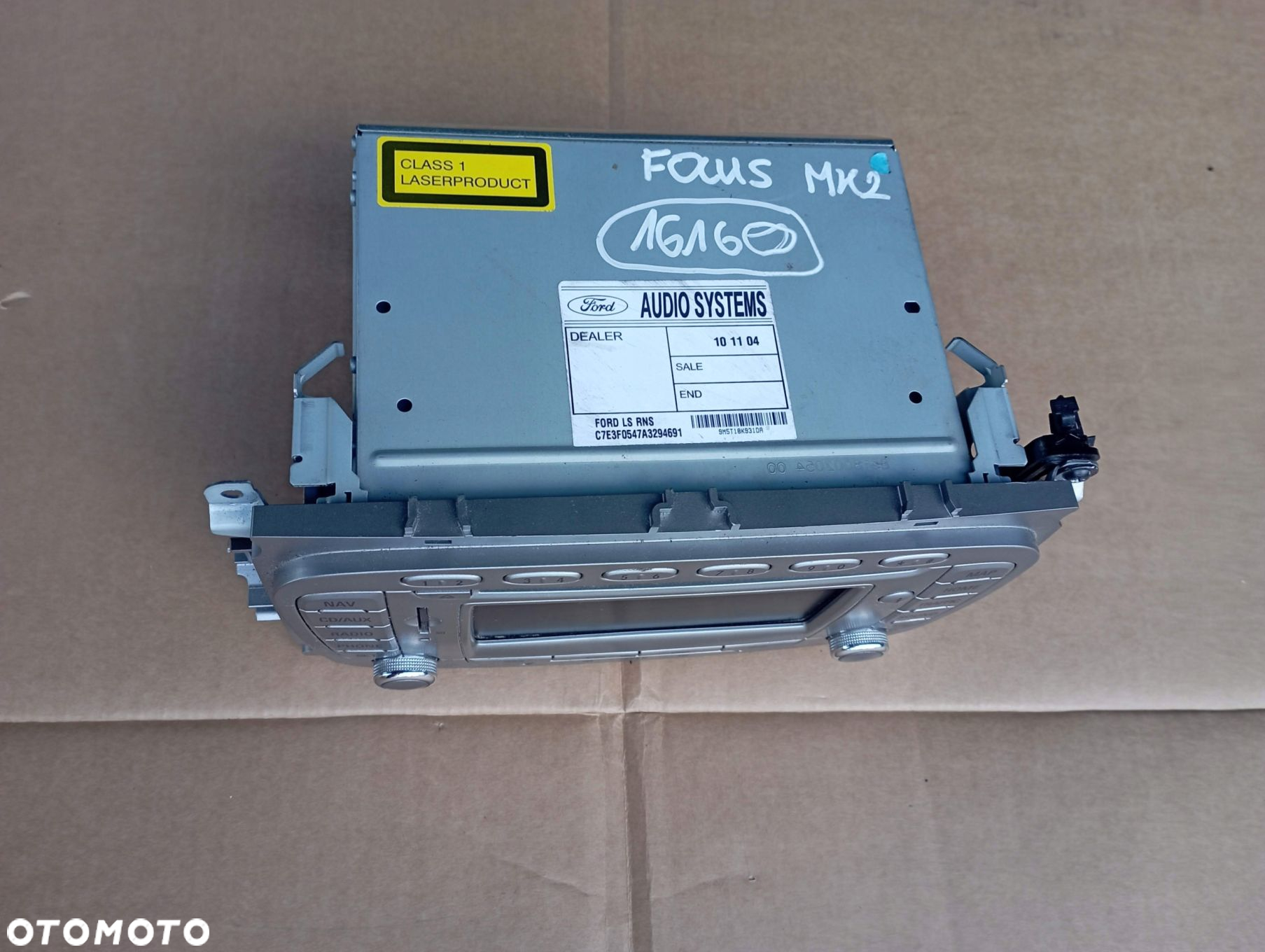 FORD FOCUS MK2 WYŚWIETLACZ EKRAN MONITOR RADIO 9M5T-18K931-DA - 2