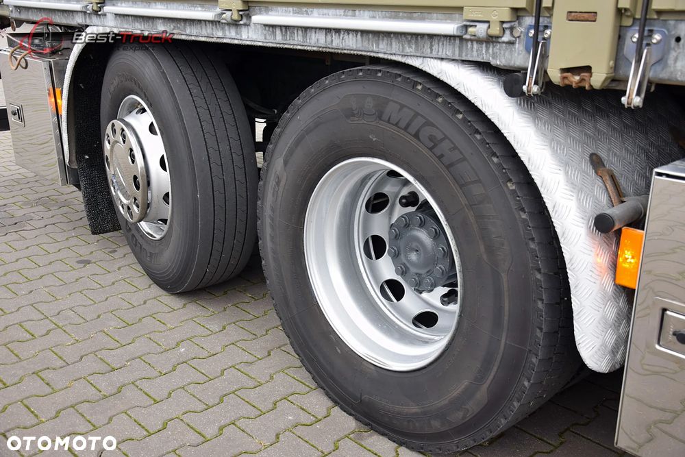 Mercedes-Benz ACTROS 2545 / 6X2 / SKRZYNIOWY 6,5 M / HDS MKG HLK 221 a2V  / STEROWANIE RADIOWE  PILOT / CAŁY NA PODUSZKACH  / OŚ SKRĘTNA / ROTATOR / CHWYTAK / - 17