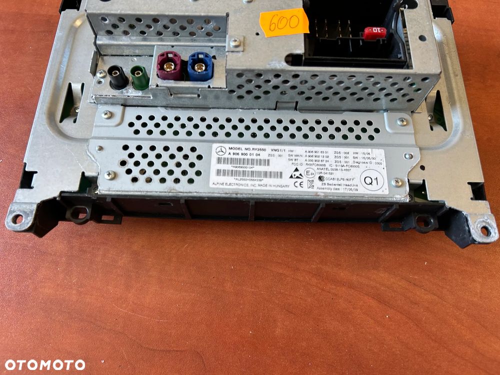 RADIO NAWIGACJA A9069000104 MERCEDES SPRINTER 906 - 5