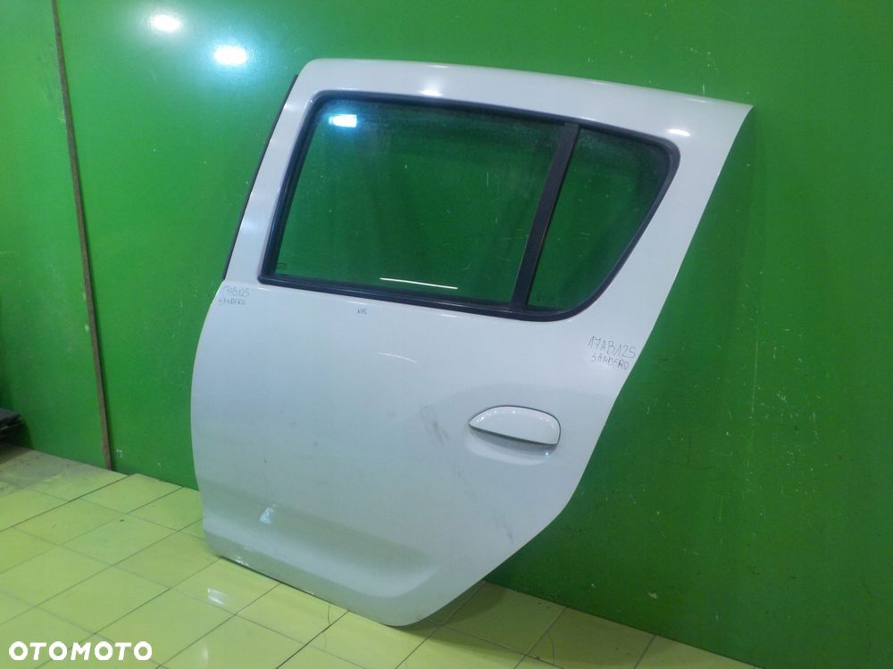 DACIA SANDERO II 1.2 B 13r HB 5D drzwi lewe tyl kompletne - 3