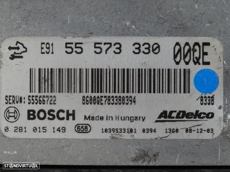 Centralina De Motor Opel Insignia A (G09)  55573330 / 0281015149 / 00Q - 2