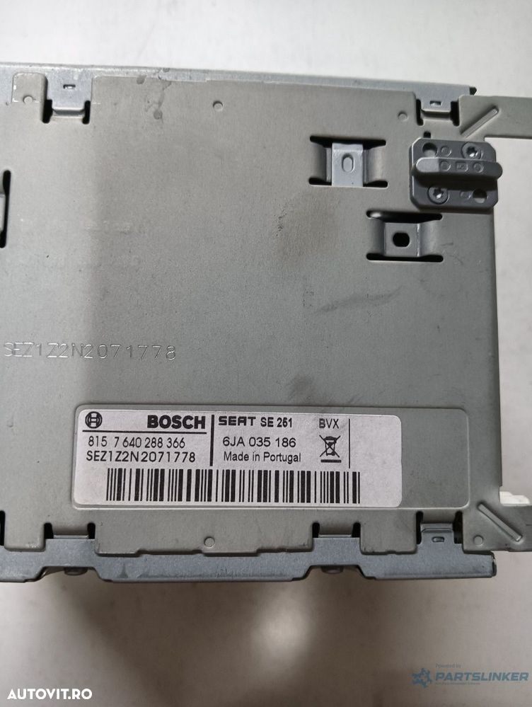 Cd player auto  SEAT TOLEDO IV KG3 2012 - > 6ja035186 - 2