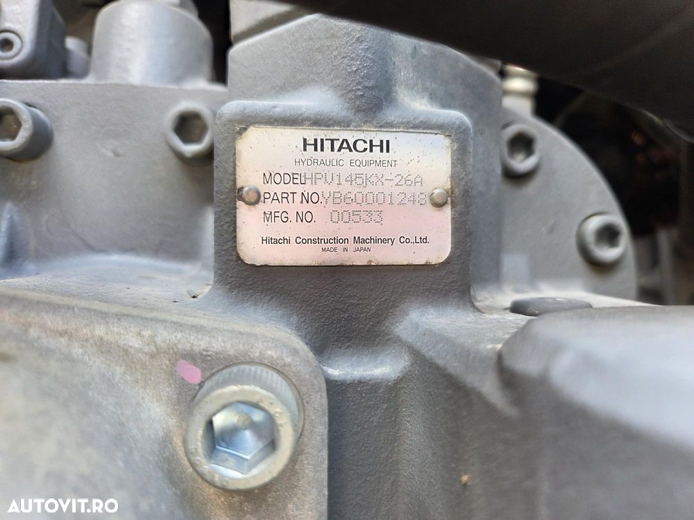 Hitachi BRATE LUNGI NOI la 18m, 2018, 9.033h, 3 pompe hidr HITACHI, masa operationala arpx 35t, senile LATE 90% ok, doar 1.200h deplasare, camera spate, Consum mediu 16l/h, REVIZII MOTOR SI HIDR EFECTUATE, posibilitate leasing, PROMOTIE 119.500 EUR+Tva - 20