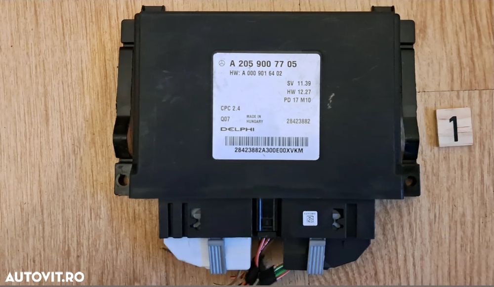 Calculator modul SAM cutie de viteze automata Delphi mercedes C-class W205 GLC-class W253 X253 S-class W222 E-class W213 motor m274 m276 om651 om642 - 1