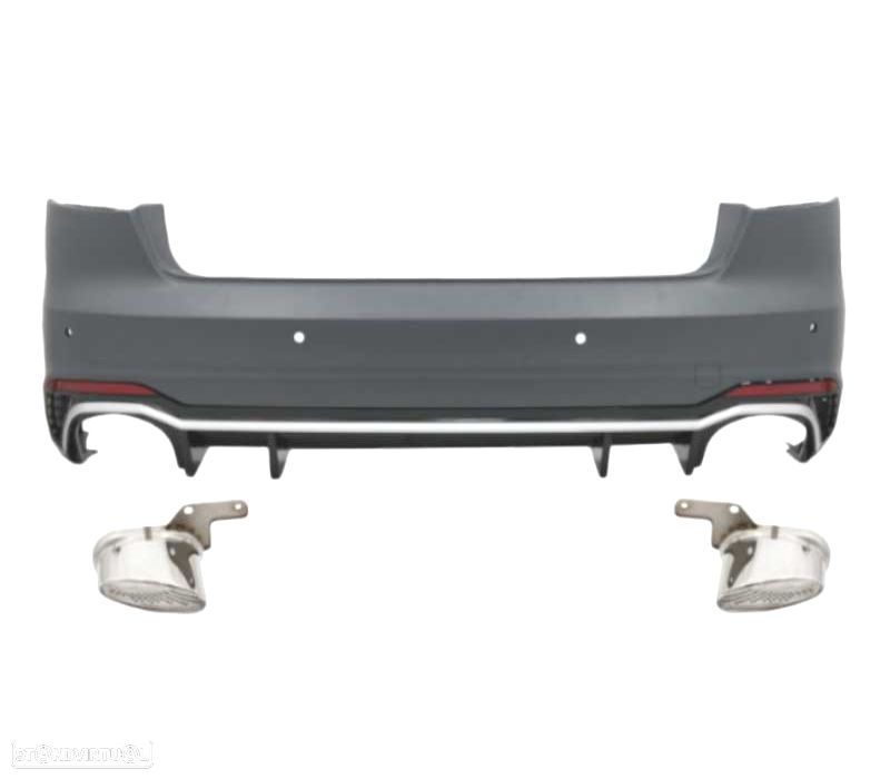 PARA-CHOQUES TRASEIRO AUDI A4 B9 SEDAN 16- LOOK RS4 - 2
