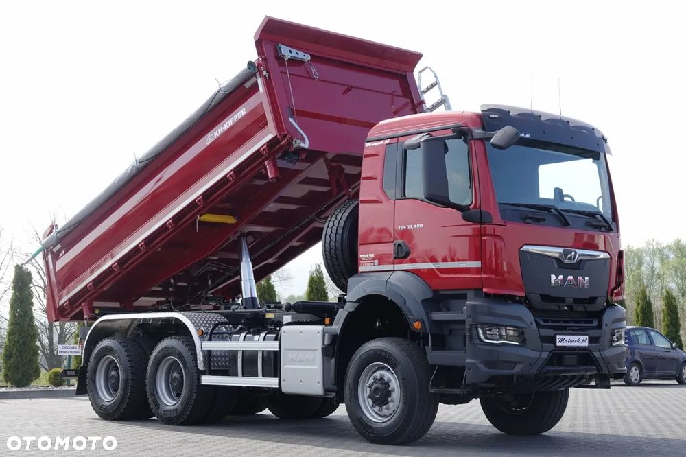 MAN TGS 33.480 / 6X6 / WYWROTKA 3 STRONNA / BORDMATIC / KH KIPPER / AUTOMAT / HARDOX  / BOGATA OPCJA / FABRYCZNIE NOWY / 2026 - 9