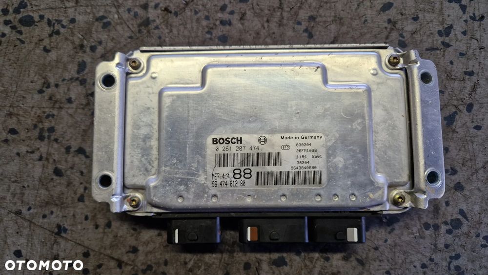 PEUGEOT 307 1.6 16V STEROWNIK SILNIKA 0261207474 - 2