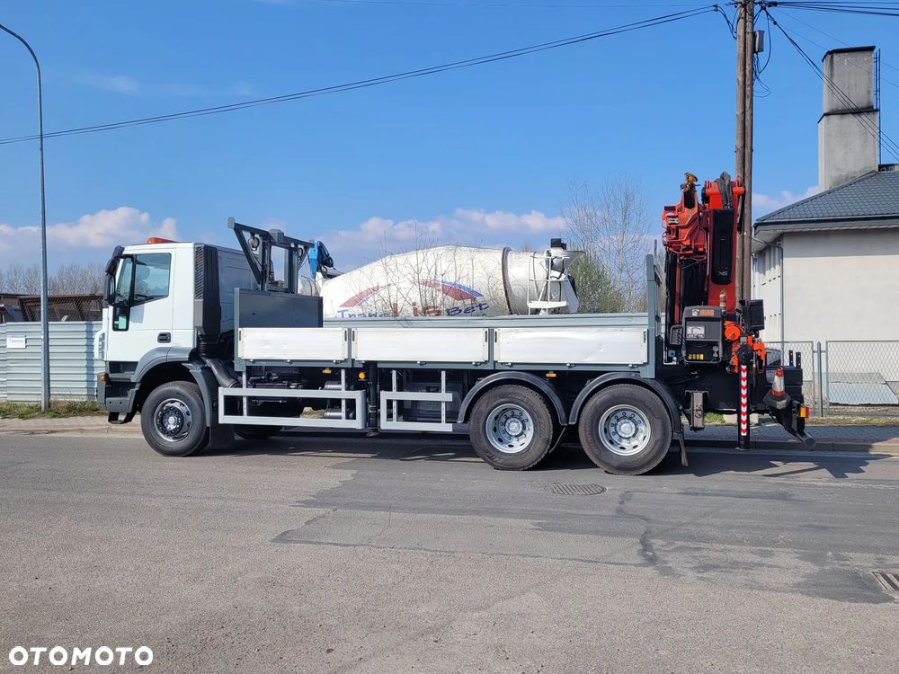 Iveco TRAKKER 260T36 6x4 // HIAB 288 E-6 16m 6 WYSUWÓW // PILOT HDS RADIOWY // MOCNY ŻURAW DŹWIG DUŻY // KLIMA // BLOKADY - 14
