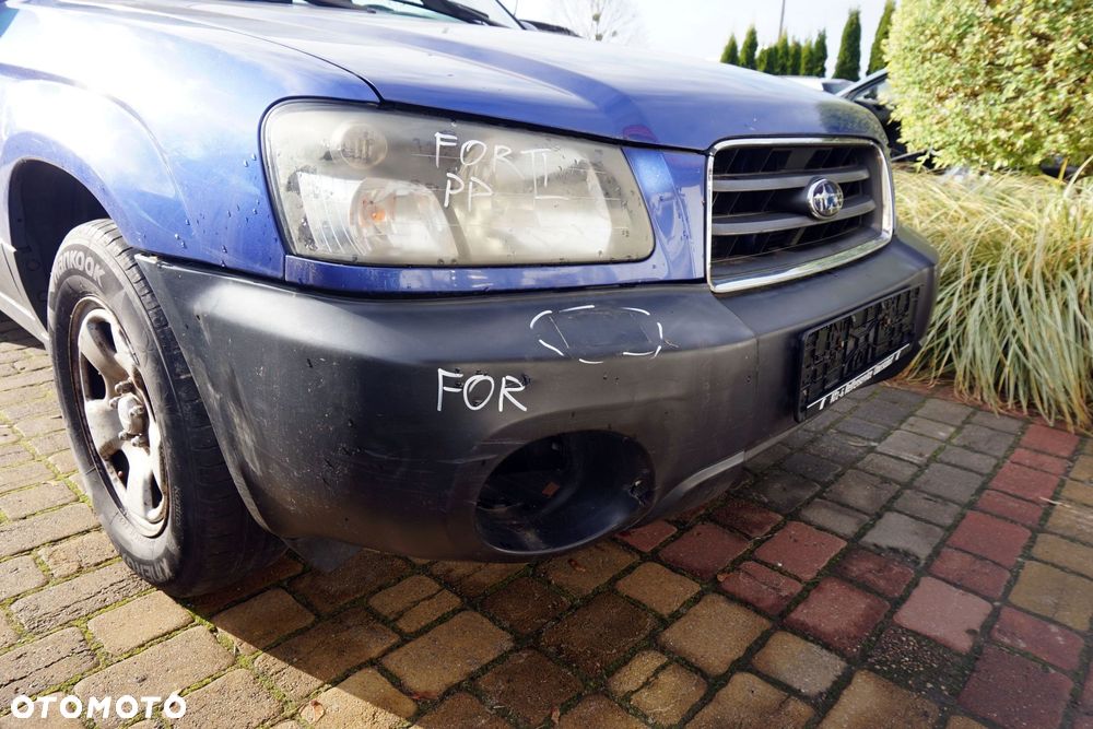 MASKA ZDERZAK BŁOTNIKI LAMPY FORESTER II SG 2J2  SUBARU 2002-2006 NIEBIESKI PRZÓD KOMPLETNY - 9