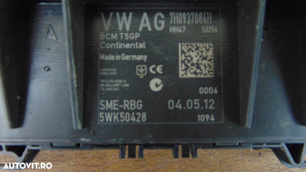 Kit pornire Volkswagen Transporter T5 2.0 diesel an 2009-2015 cod 03L907309K - 9