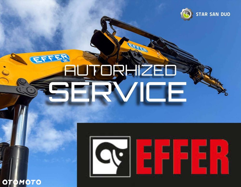 Volvo FMX 500 8x2 Effer 585 Fly Jib Wciągarka HDS Żuraw Crane - 8