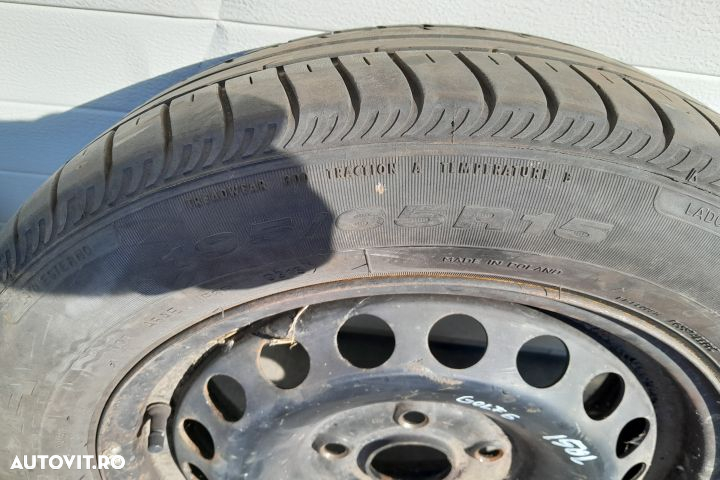 JANTA DIN TABLA CU ANVELOPA 195/65 R15 Volkswagen VW Golf 6 [2008 - 2 - 2