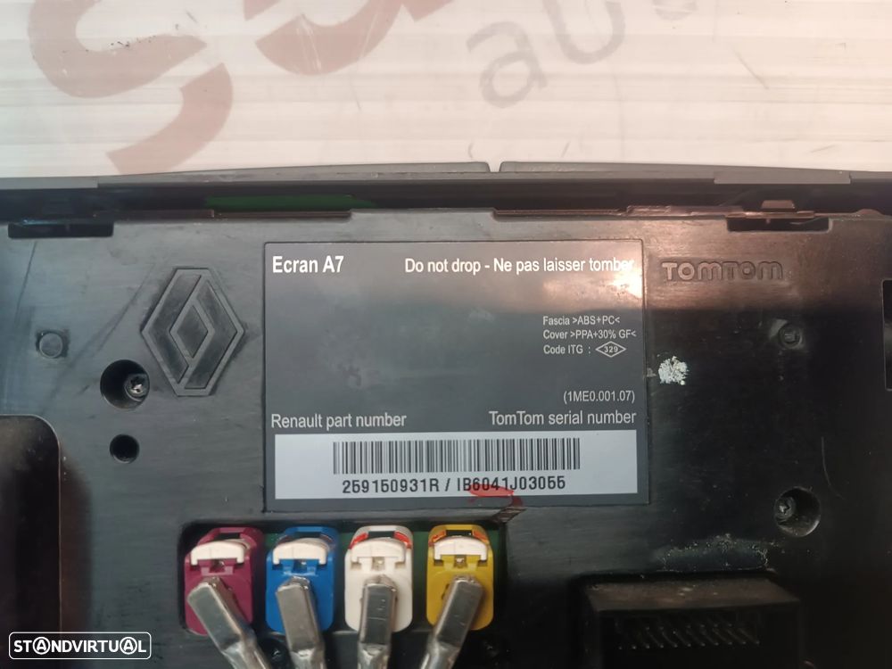 DISPLAY / ECRÂ GPS RENAULT MEGANE III REF: 259150931R - 2