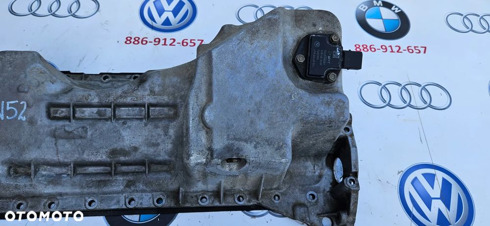 BMW 5 E60 E61 BMW 3 E90 2.5i 218 KM N52 kompletna miska oleju z czujnikiem 7607910 75163802 - 9