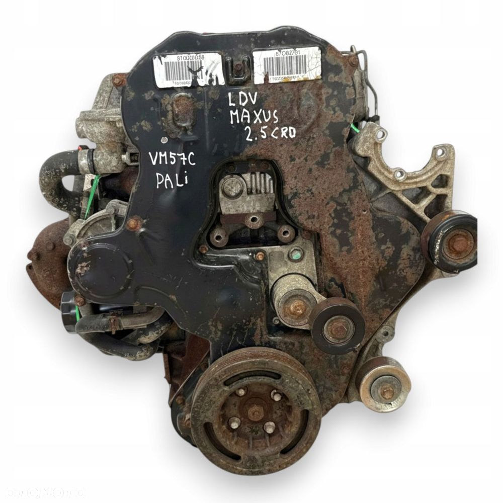 SILNIK VM57C VMR425 LDV Maxus 2.5 CRD D 95KM diesel komplet 180 883km - 7