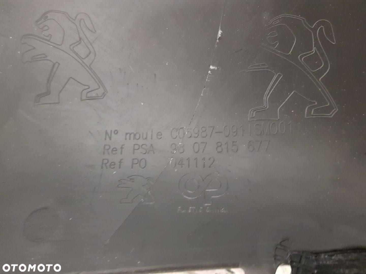FABRYCZNIE NOWY ORYGINALNY ZDERZAK TYLNY TYŁ PEUGEOT 508 I 1 LIFT 14-18 SEDAN 9807815677 4xPDC - 12