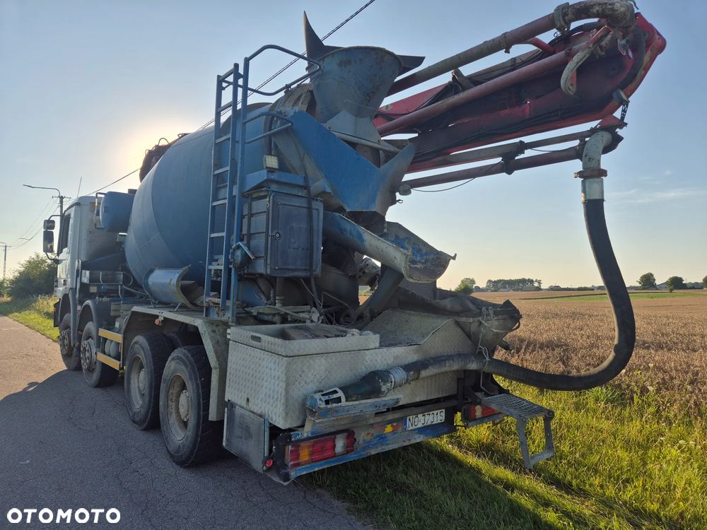 Mercedes-Benz Actros 4141 8x4 pompogruszka PUTZMEISTER 26m, 112 000km orginal przebieg - 3