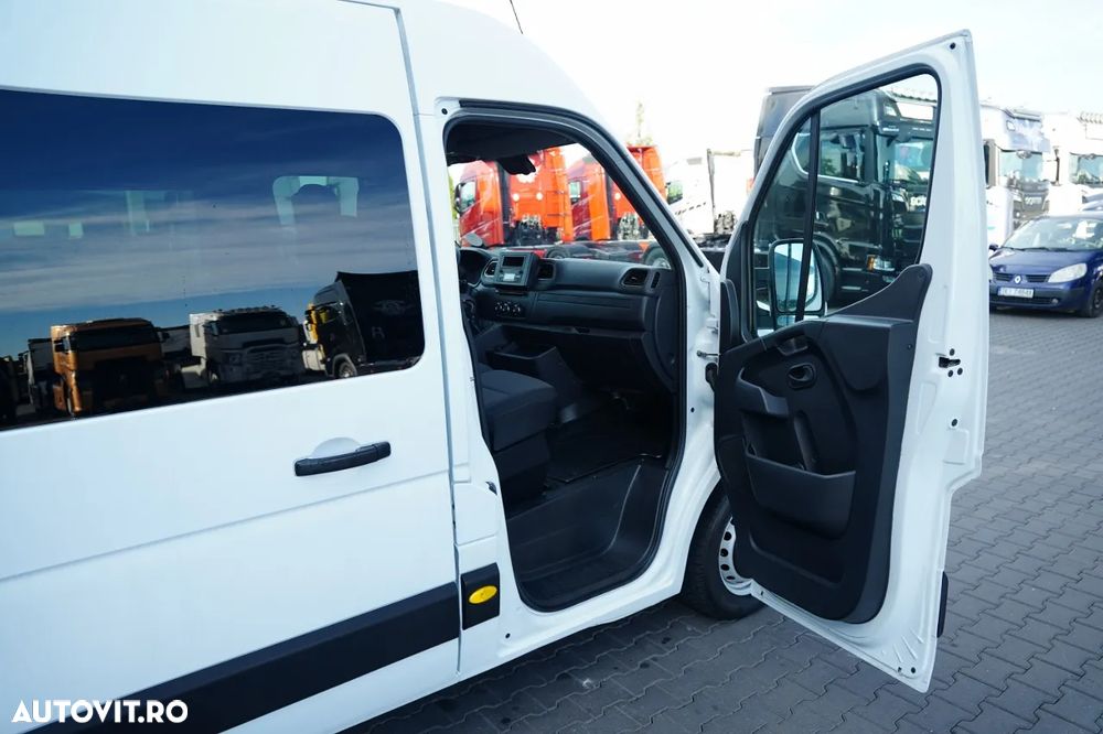 Renault MASTER / CAROSERIE ROATĂ / FUGO / CABINĂ MIXĂ 7 LOCURI / CAROSERIE / DEALER POLONESC / UNIC PROPRIETAR - 34