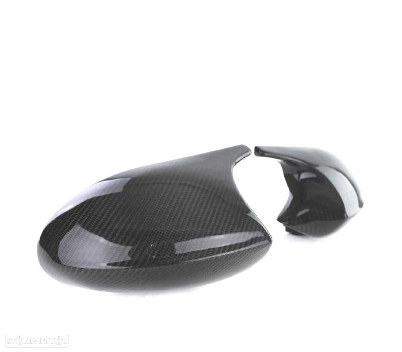 CAPAS DE ESPELHOS RETROVISORES BMW E92 E93 PRE-LCI 06-09 LOOK M3 CARBONO - 2