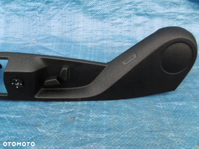 OSŁONA OBUDOWA BOCZNA FOTELA LEWY PRZÓD CZARNA PANEL PRZEŁĄCZNIK 52107230533 7230533 6958525 BMW F10 F11 - 2